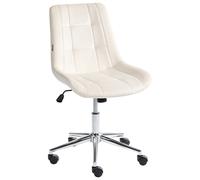 Chaise de Bureau Moderne en Velours Pivotante avec Assise et Dossier Hauteur Rég