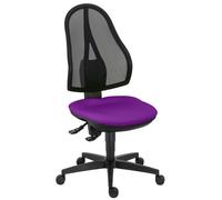 Siège de bureau Open Point dossier maille contact permanent assise violet - Topstar Violet G