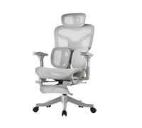 Chaise De Bureau Ordinateur Ergonomique Repose TêTe RéGlable Soutien Lombaire Dossier Haut Cadaises Pivotantes Maison TâChes Accoudoirs 4d Repose Pieds Jeu