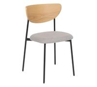 Lot de 2 Chaises ""Jaisa"" gris - Atmosphera Créateur d'intérieur
