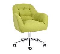 Chaise de bureau pivotant chaise accent moderne 360 ° chaise de chaise de bureau pivotante avec siège rembourré à bout de souffle, charge maximale, charge maximale de 150 kg pour chaise de bureau à