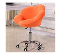 Chaise de bureau pivotant Velvet Home Office Chaise pivotable Roule de braquage confortable Chaise de bureau sans bras chaise pivotante Améliorez la posture maintenant et douleurs au cou pour la