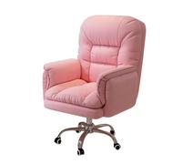 Chaise de Bureau pivotante à 360 ° de d’Ordinateur inclinable à Hauteur réglable avec Dossier rembourré Parfaite pour Le à Domicile et la Configuration de Je