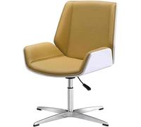 Chaise de bureau pivotante à dossier central réglable en cuir synthétique ErgonPU, hauteur et fonction d'inclinaison pour plus de confort et mobilier de bureau moderne