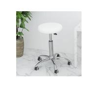 vidaXL Chaise de bureau pivotante Similicuir blanc