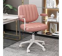 Chaise de bureau pivotante ergonomique pour bureau à domicile - Chaise de bureau inclinable confortable avec roulettes, design moderne pour un confort et un soutien ultimes