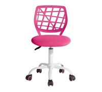 Chaise de bureau pivotante et réglable en hauteur Homy Casa - Rose