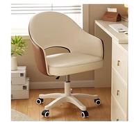 Chaise de bureau pivotante moderne Ergon - Hauteur réglable - En cuir synthétique - Roulettes à roulettes - Support à dossier haut - Charge maximale : 136 kg - Parfait pour la maison et le bureau