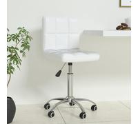 Chaise de Bureau Pivotante Noir Similicuir Siège Ordinateur Ergonomique vidaXL