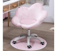 Chaise de bureau pivotante réglable avec roulettes pour la maison et le travail, design moderne pour plus de confort et de mobilité