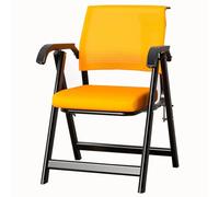 Chaise De Bureau Pliable, Confortable, pour Salle De Conférence, Meuble Décoratif, Peu Encombrant, pour Formation, Bureau (Color : Orange, S : 47 * 55 * 84cm)