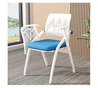 Chaise de bureau pliante avec accoudoirs, design emboîtable, support dorsal en maille, grand tableau d'écriture pour la maison, les fêtes, l'église