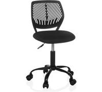 Chaise de bureau pour enfant / chaise pour enfant KID QB Tissu noir hjh OFFICE Noir G