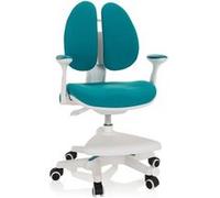 HJH Office Chaise enfant Kid Wing 736416 bleu, repose-pieds, réglable en hauteur, pivotante