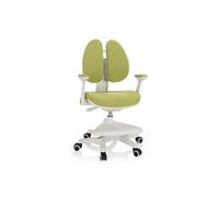 hjh OFFICE 736417 Chaise pour des Enfants Kid Wing Tissu Vert Repose-Pieds pratiquement réglable en Hauteur, pivotant