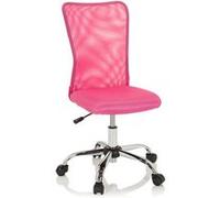 Chaise de bureau pour enfant KIDDY NET I Tissu maille rose hjh OFFICE Rose G