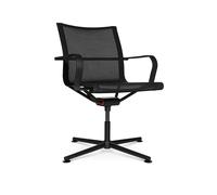 Chaise de bureau pour visiteur D1 Office Wagner gris, Designer Stefan Diez, 77x83-93x77 cm
