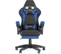 Chaise de Bureau - Rattantree Siège de bureau Réglable - Chaise gaming avec Appui-tête et Support lombaire, 136kg, Noir et Bleu