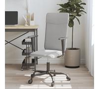 Chaise de Bureau Réglable en Hauteur Siège Travail Maison Intérieur Tissu vidaXL