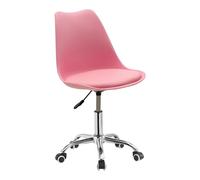 Chaise de bureau rose 48x57x93 cm
