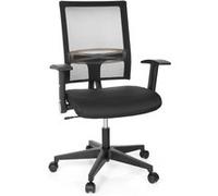 Chaise de bureau / Siège de bureau OFFICE R8 tissu maille noir