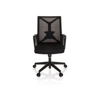 Chaise De Bureau / Siège Pivotant Enco Tissu Maille Noir Pliable Hjh Office Noir
