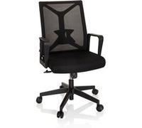 hjh OFFICE Chaises de Bureau ENCO Fauteuil de Bureau, Chaise d'Ordinateur Pivotante en Maille Respirante, Noir 810030