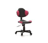 Chaise de bureau / Siège pivotant enfant KIDDY GTI-2 tissu gris / rose