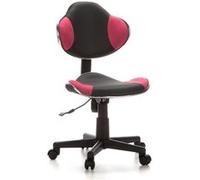 Chaise de bureau / Siège pivotant enfant KIDDY GTI-2 tissu gris / rose hjh OFFICE Gris/Rose