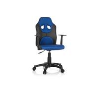 HJH Office Chaise de bureau 670800 Kid Game pour enfants – Pivotante Noir/Bleu