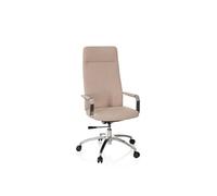 Chaise de bureau / Siège pivotant SARANTO PLUS I Tissu Beige