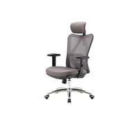 Chaise de bureau SIHOO charge max. 150kg sans repose-pieds, gris Gris