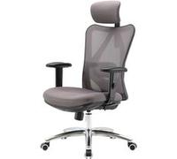 Chaise de bureau SIHOO charge max. 150kg sans repose-pieds, gris Gris