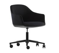 Chaise de bureau Softshell black base: powder coated aluminium