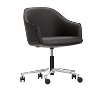 Chaise de bureau Softshell frame aluminium polished/with soft wheels