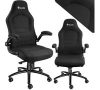 Tectake Chaise de bureau ergonomique SPRINGSTEEN - noir