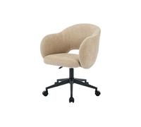 Vente-unique - Chaise de Bureau - Tissu texturé - Beige - ACACILIO