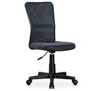 Chaise de Bureau TODI Gris Assise pivotante et réglable en Hauteur 99 cm, roulettes adaptées à la Moquette Dossier en Tissu Mesh Respirant, Fauteuil de Bureau Adulte pour Travail ou Gaming