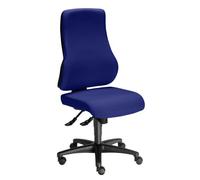 Chaise de bureau Top point synchrone bleu