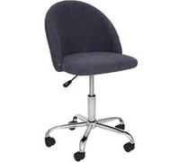 Atmosphera - Chaise de Bureau Geos - Velours - Gris