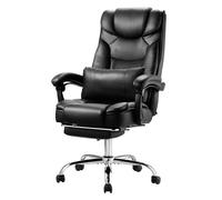 VEVOR Chaise de bureau, fauteuil de direction ergonomique, repose-pieds, coussin lombaire, 136,08 kg