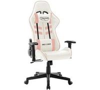 Chaise de bureau vidaxl interieur non pliable H. 123 cm en metal rose rose G