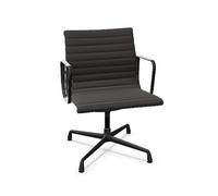 Chaise de Bureau Vitra EA 107 Hopsak en Aluminium , Gris Foncé/ Noir Profond