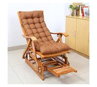 Chaise de Camping à Bascule, Fauteuil inclinable avec accoudoir, Coussin de Massage pour Les Pieds, Fauteuil inclinable de terrasse Portable, Salon de Jardin extérieur, chaises berçantes de