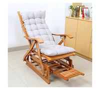 Chaise de Camping à Bascule, Fauteuil inclinable avec accoudoir, Coussin de Massage pour Les Pieds, Fauteuil inclinable de terrasse Portable, Salon de Jardin extérieur, chaises berçantes de