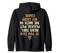 Chaise de Camping avec Inscription « Please Put Me Back in My Camp » Sweat à Capuche