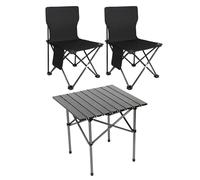 Chaise De Camping - Chaise De Camping Pliante avec Table Intégrée | Chaise Pliante Confortable avec Table | Matériel De Campement Oxford Pliable Imperméable pour Randonnée, Pique-Nique Et Pêche