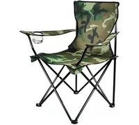 Chaise de camping chaise pliante de camping avec accoudoirs bancs portables pour pêcheurs de plage de plage tabouret de salon touristique pliant (couleur: bleu, taille: 50 * 50 * 80cm) (Camou Aqiong