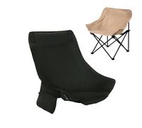 Chaise de camping d'extérieur à dossier bas, chaise de lune de rechange portable, chaise, tabouret d'extérieur | Chaise à dossier haut, chaise de plage pour camping en plein air