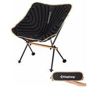 Chaise de camping gonflable - Kingcamp - Noir - Sac de transport inclus Noir